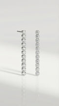 11 Diamond Tennis Earrings